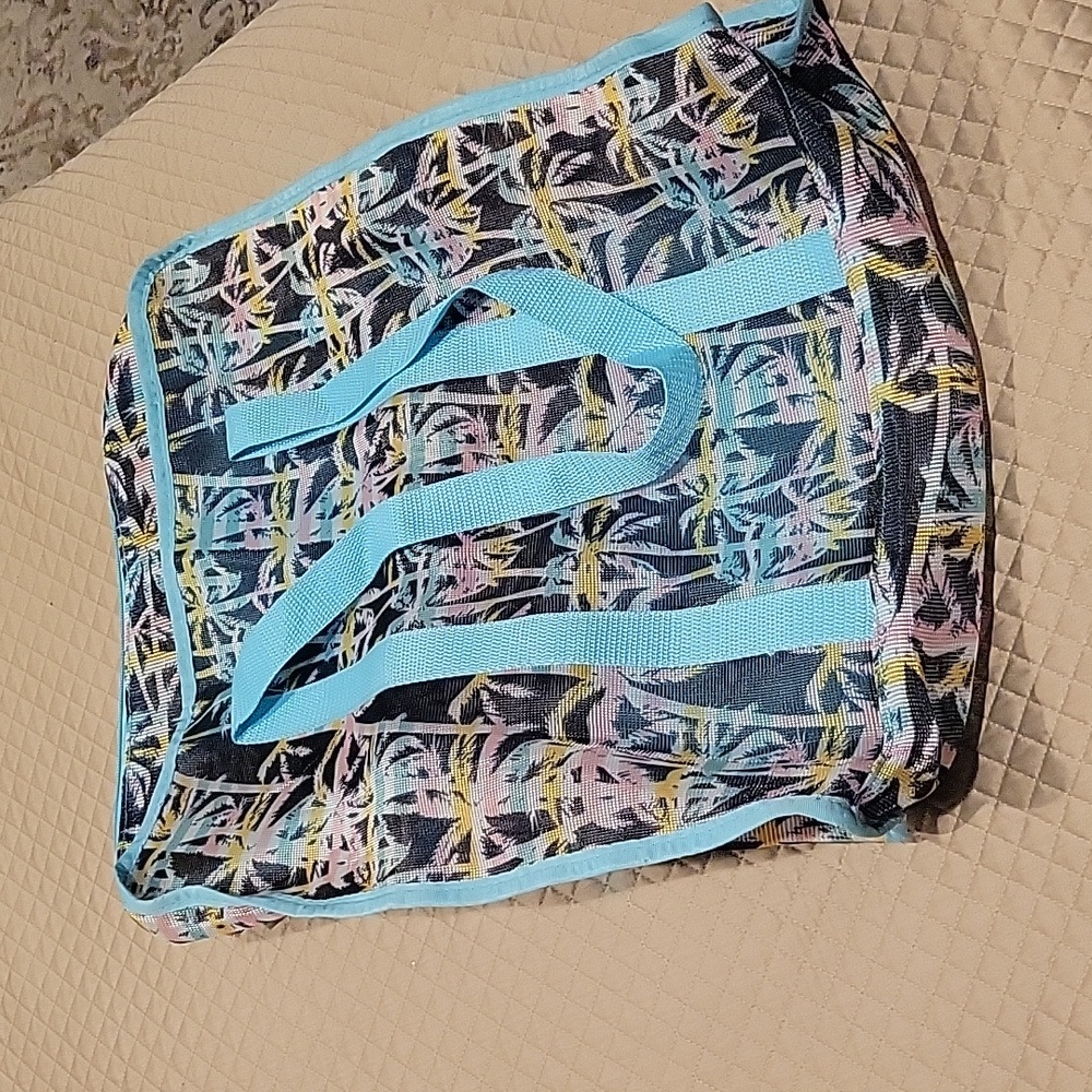 Mesh Tropical Tote